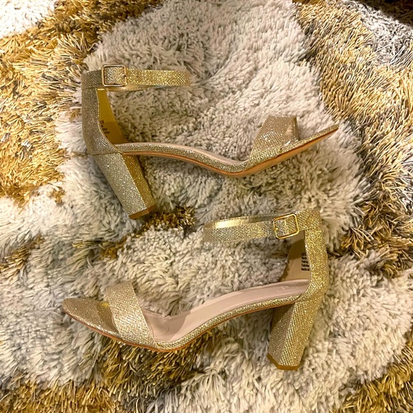 🌟Gold Sparkling High Heel Sandals - Picture 6 of 7